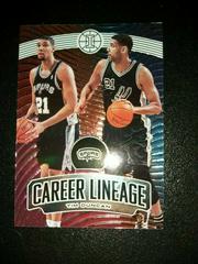 Tim Duncan Basketball Cards 2019 Panini Illusions Career Lineage Prices