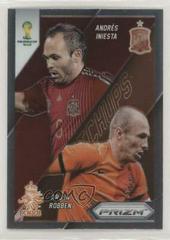Andres Iniesta, Arjen Robben [Prizm] Soccer Cards 2014 Panini Prizm World Cup Matchups Prices