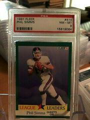 Phil Simms Football Cards 1991 Fleer Prices