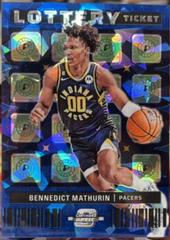Bennedict Mathurin [Blue Cracked Ice] #6 Basketball Cards 2022 Panini Contenders Optic Lottery Ticket Prices
