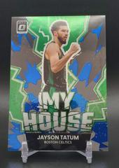 Jayson Tatum [Blue] #17 Basketball Cards 2022 Panini Donruss Optic My House Prices