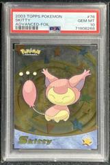 Skitty [Foil] #76 Pokemon 2003 Topps Advanced Prices
