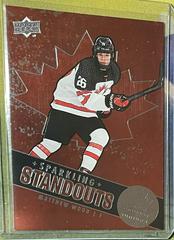 Matthew Wood #SS-21 Hockey Cards 2022 Upper Deck Team Canada Juniors Sparkling Standouts Prices