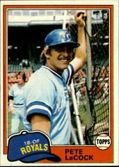 Pete LaCock #9 Baseball Cards 1981 Topps Prices
