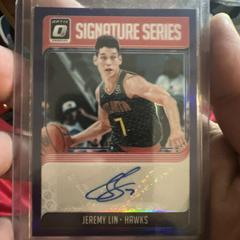 Jeremy Lin [Blue] #JLN Basketball Cards 2018 Panini Donruss Optic Signature Series Prices