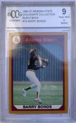 Barry Bonds Baseball Cards 1990 Arizona State Collegiate Collection Prices