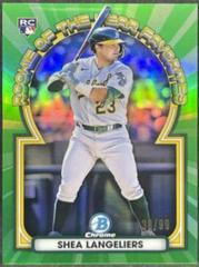 Shea Langeliers [Green] #ROYF-10 Baseball Cards 2023 Bowman Chrome Rookie of the Year Favorites Prices