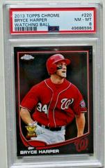 Bryce Harper [Watching Ball] #220 Baseball Cards 2013 Topps Chrome Prices