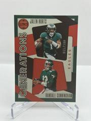 Jalen Hurts, Randall Cunningham [Green] #GEN-6 Football Cards 2023 Panini Legacy Generations Prices