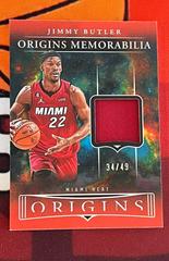 Jimmy Butler [Red] #3 Basketball Cards 2023 Panini Origins Memorabilia Prices