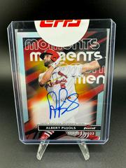 Albert Pujols #FMA-AP Baseball Cards 2023 Topps Finest Moments Autographs Prices