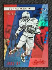 Curtis Martin [Spectrum Red] #136 Football Cards 2017 Panini Absolute Prices