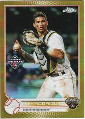 Endy Rodriguez [Gold Refractor] #PDC-107 Baseball Cards 2022 Topps Pro Debut Chrome Prices