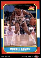 Marques Johnson #54 Basketball Cards 1986 Fleer Prices