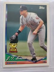 J. T. Snow #293 Baseball Cards 1994 Topps Prices
