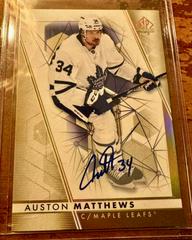 Auston Matthews [Limited Autograph] #34 Hockey Cards 2022 SP Authentic Prices