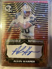 Alvin Harper [Red] #INV-AHA Football Cards 2021 Panini Chronicles Invincible Autographs Prices