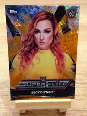 Becky Lynch [Orange] Wrestling Cards 2021 Topps WWE Superstars Super Elite Prices