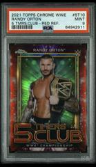 Randy Orton [Red Refractor] Wrestling Cards 2021 Topps Chrome WWE 5 Timers Club Prices