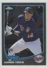 Aaron Hicks #179 Baseball Cards 2013 Topps Chrome Prices