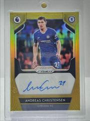 Andreas Christensen [Gold Prizm] Soccer Cards 2019 Panini Prizm Premier League Signatures Prices