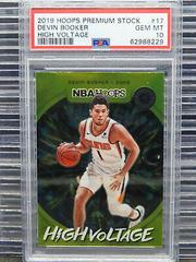 Devin Booker #17 Basketball Cards 2019 Panini Hoops Premium Stock High Voltage Prices