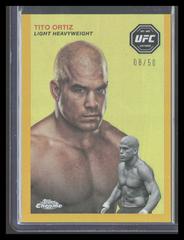 Tito Ortiz [Gold Refractor] #FFT-5 Ufc Cards 2024 Topps Chrome UFC 1954 Prices