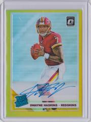 Dwayne Haskins [Gold] #151 Football Cards 2019 Donruss Optic Rated Rookie Autographs Prices