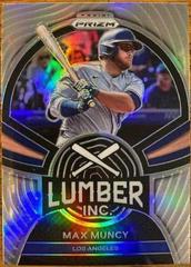 Max Muncy [Silver Prizm] Baseball Cards 2022 Panini Prizm Lumber Inc Prices