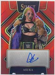 Asuka [Red Prizm] Wrestling Cards 2022 Panini Select WWE Signatures Prices