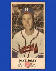 Dave Jolly Baseball Cards 1954 Johnston Cookies Braves Prices