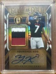 Younghoe Koo [White Gold] #2 Football Cards 2023 Panini Gold Standard Good as Jersey Autographs Prices
