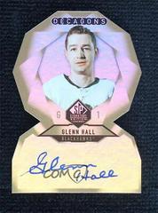Glenn Hall [Gold Autograph] #DC-9 Hockey Cards 2020 SP Signature Edition Legends Decagons Prices