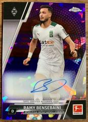 Ramy Bensebaini [Purple] Soccer Cards 2021 Topps Chrome Bundesliga Sapphire Autographs Prices