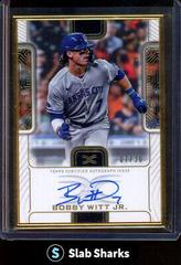Bobby Witt Jr. Baseball Cards 2023 Topps Definitive Framed Autograph Collection Prices