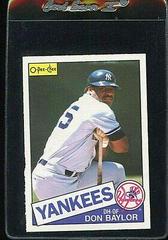 Don Baylor #70 Baseball Cards 1985 O Pee Chee Prices