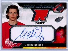 Moritz Seider Hockey Cards 2021 SPx Rookie Auto Jersey Prices