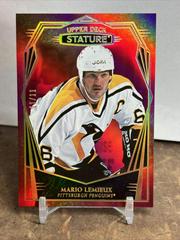 Mario Lemieux [Design Photo Variant Red] #2 Hockey Cards 2022 Upper Deck Stature Prices