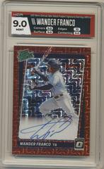 Wander Franco [Red Mojo] #RPS-WF Baseball Cards 2021 Panini Donruss Optic Rated Prospect Signatures Prices