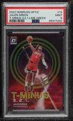 Jalen Green [Lime Green] #13 Basketball Cards 2022 Panini Donruss Optic T Minus 3 2 1 Prices