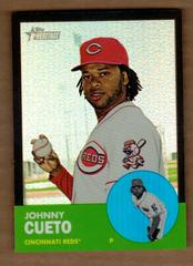 Johnny Cueto [Black Refractor] Baseball Cards 2012 Topps Heritage Chrome Prices