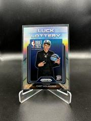 Chet Holmgren [Silver] #13 Basketball Cards 2022 Panini Prizm Luck of the Lottery Prices