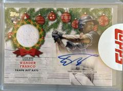 Wander Franco #WHAR-WF Baseball Cards 2022 Topps Holiday Autograph Relics Prices