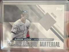 Aaron Judge Baseball Cards 2024 Topps Major League Material Prices