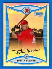 Justin Turner [Refractor] #BCP171 Baseball Cards 2008 Bowman Chrome Prospects Prices