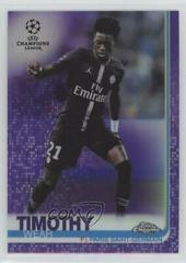 Timothy Weah [Purple Refractor] Soccer Cards 2018 Topps Chrome UEFA Champions League Prices
