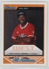 Cecil Espy #CE Baseball Cards 2007 Bowman Aflac Prices