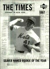 Tom Seaver #193 Baseball Cards 2001 Upper Deck Legends of NY Prices