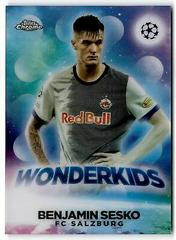 Benjamin Sesko #W-6 Soccer Cards 2022 Topps Chrome UEFA Club Competitions Wonderkids Prices