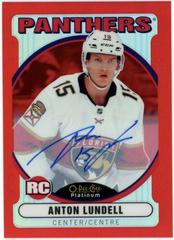 Anton Lundell [Rainbow] Hockey Cards 2021 O-Pee-Chee Rookie Autographs Prices